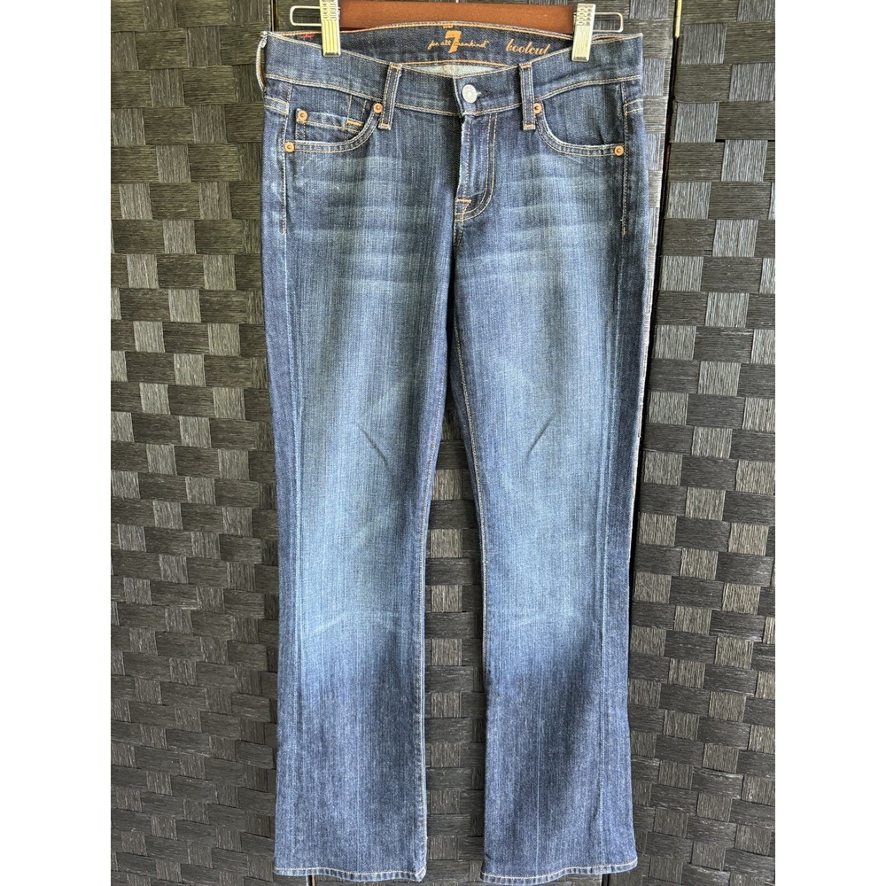 7 For All Mankind Bootcut Denim Jeans Medium Wash Women's Size 26